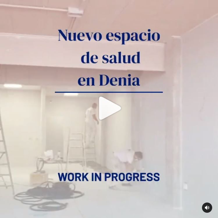 Nuevo espacio de salud en Dènia, avances de obra
