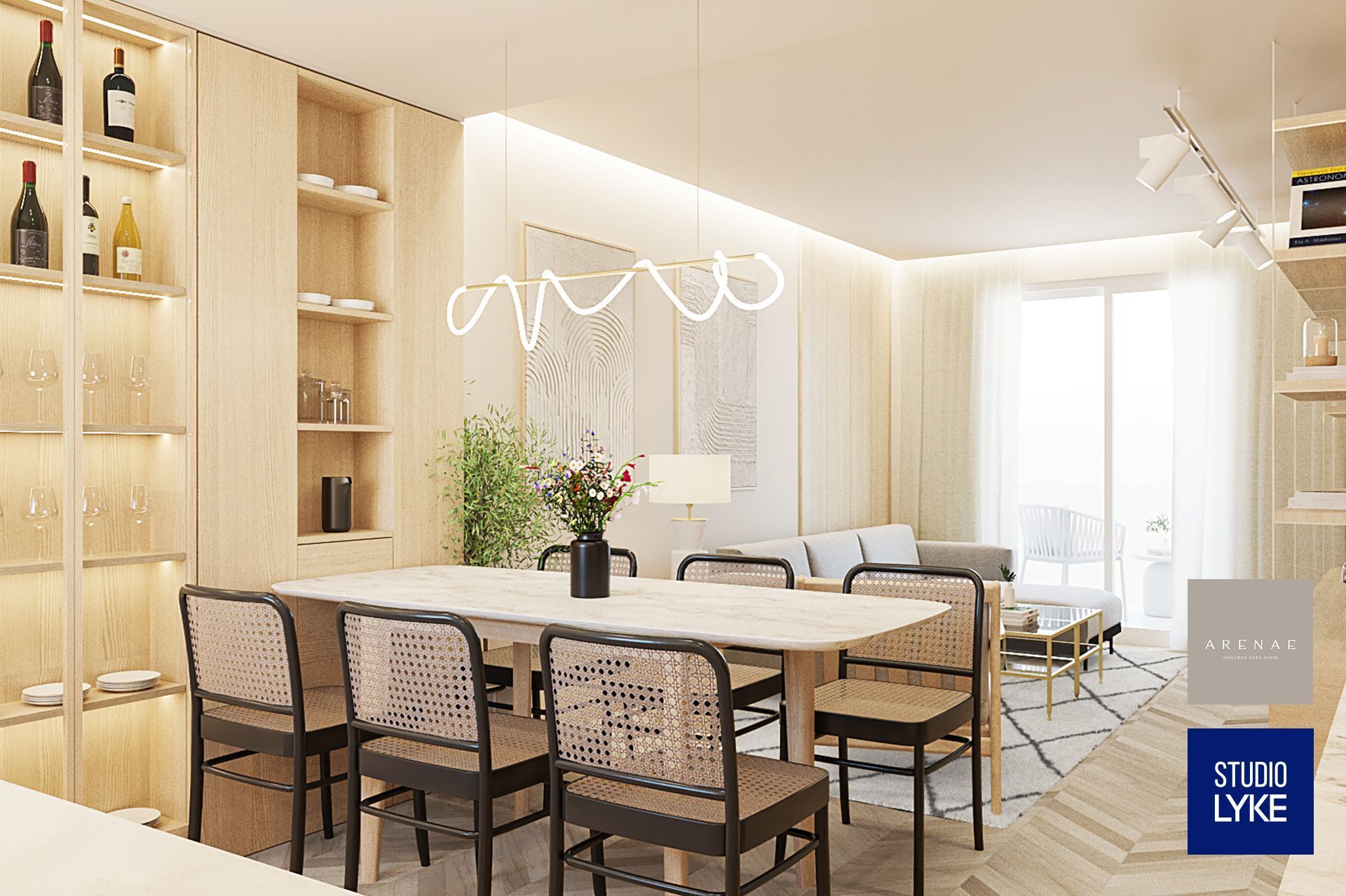 Propuesta de reforma de vivienda en Alicante para Arenae inmobiliaria